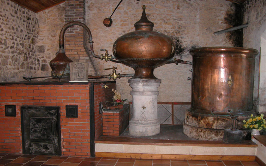 Alambic pour la distillation du Cognac