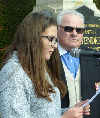 La jeunesse mobilisée autour de cet hommage