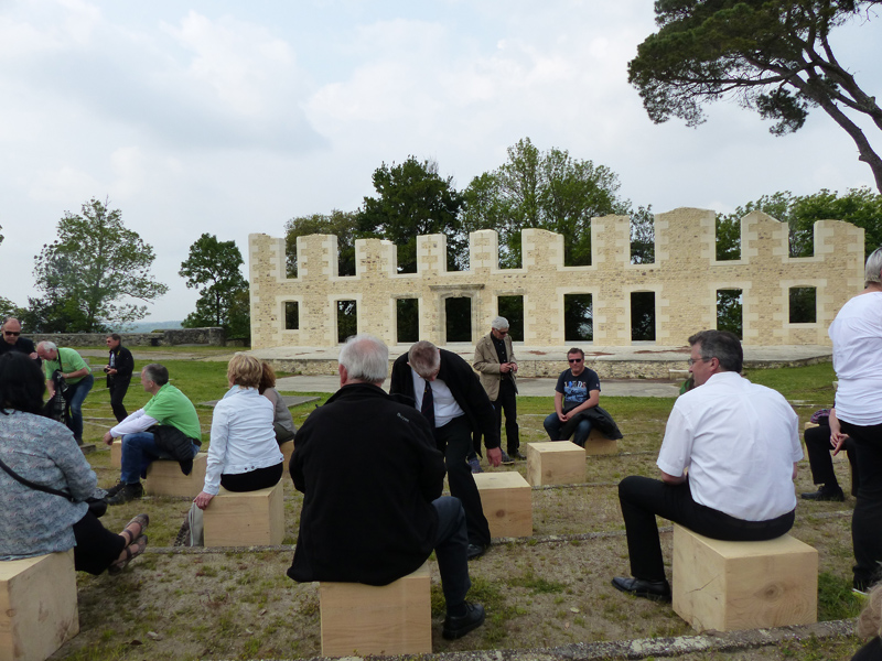 Théâtre  de verdure du château de Montendre