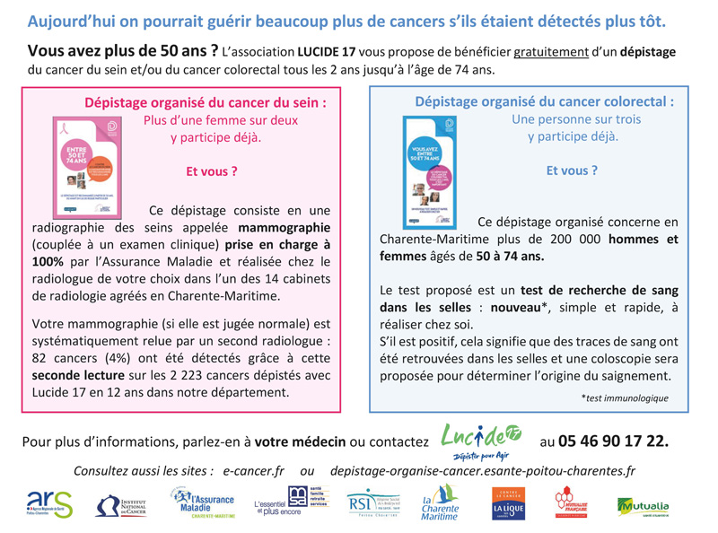 Dépistage du cancer colorectal