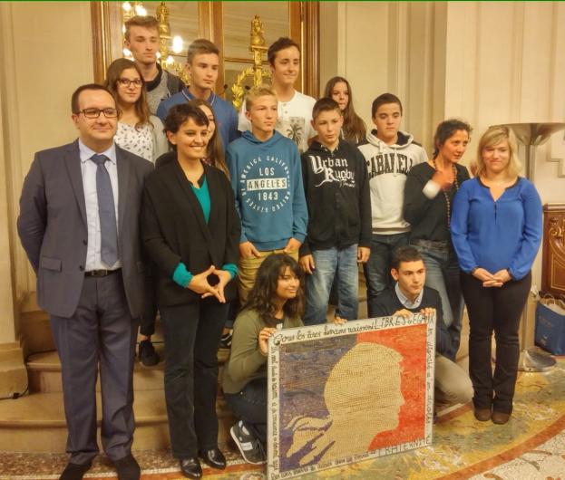 Remise du prix à la Sorbonne des mains de la Ministre de l'Education