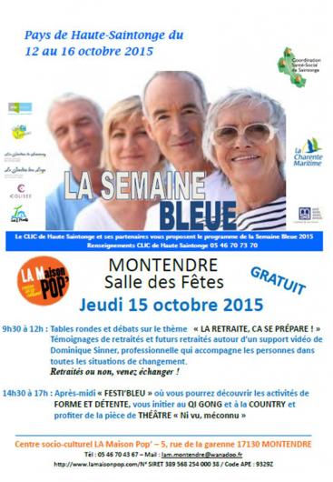 La Semaine Bleue à Montendre