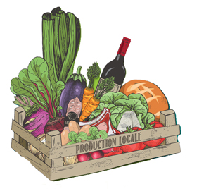 Marché de producteurs à la fête de Vallet