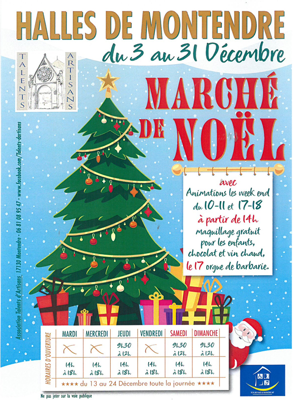 le Noël de Talents d'Artisans à Montendre