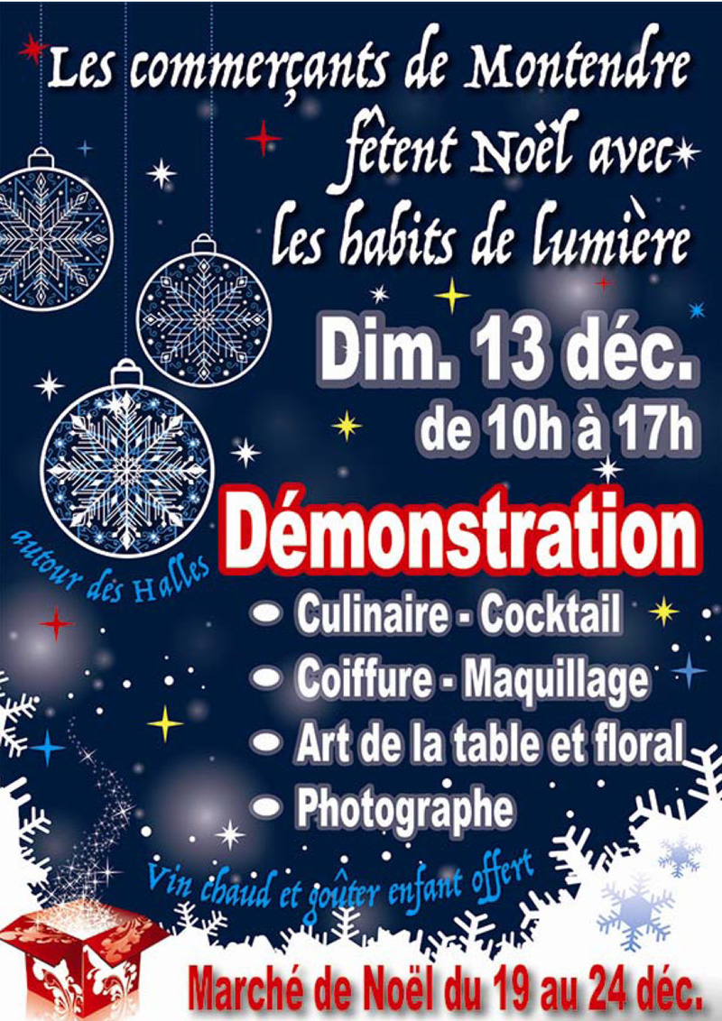 Les commerçants de Montendre préparent Noël